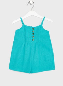 Kids Button Front Playsuit