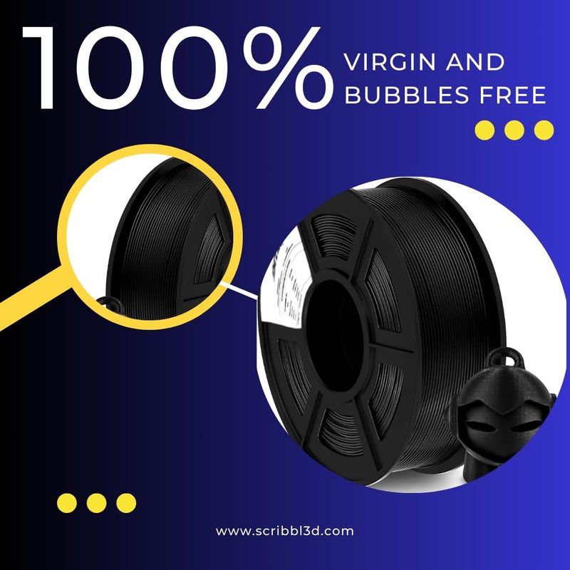 Scribbl3d Premium ABS Carbon Fibre 3D Printing Filaments - Image 4