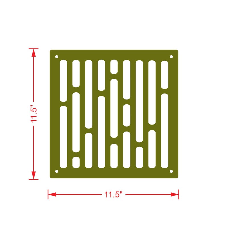 Olive Tree Olive Tree 12Pcs Hanging Room Divider Panel Modern Hanging Screen Partition for Home Decoration Living Room 115 x 115 12 PanelsOTD9092  - Image 3