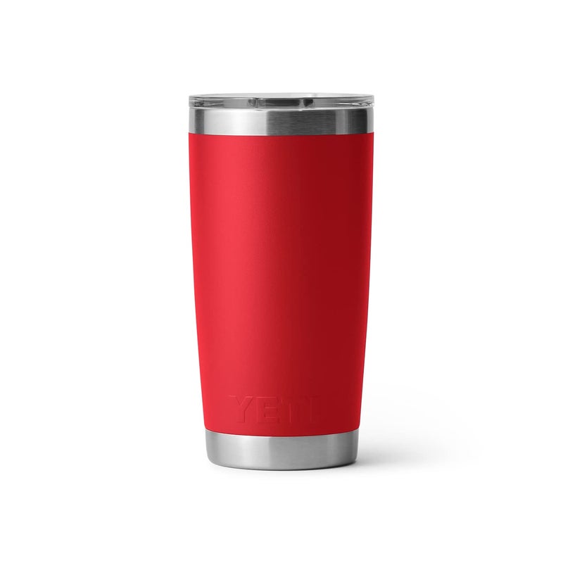 YETI Rambler 20 oz Tumbler, Stainless Steel, Vacuum Insulated with MagSlider Lid, Rescue Red - Image 5