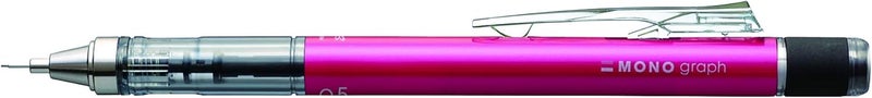 Tombow Tombow Mono Graph Shaker Mechanical Pencil 05mm Pink Body SHMG81 - Image 2