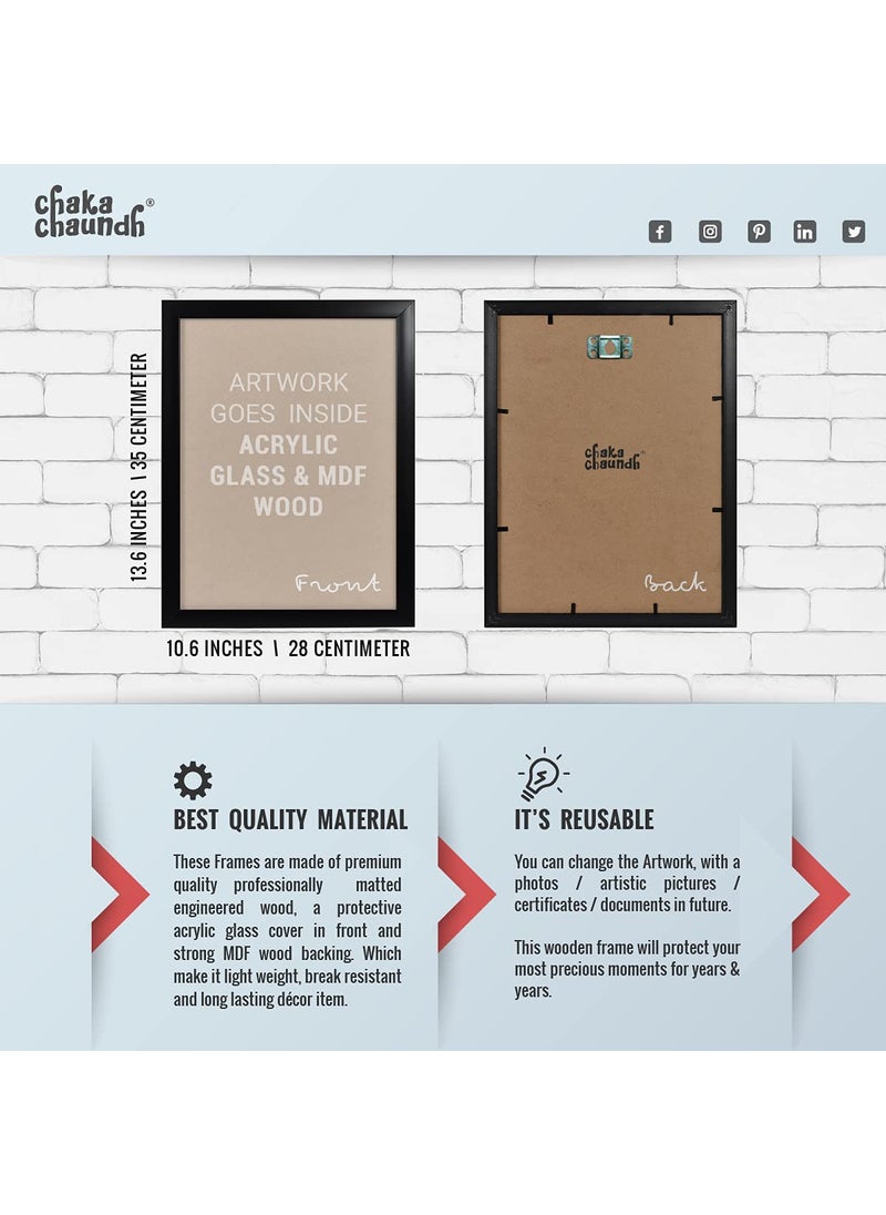 Chaka Chaundh Chaka Chaundh Office Quotes Frames Motivational Quotes Wall Frames for Office Excellence Work Business Quotes Wall Frame Office Quotes Poster 136 X 106 Inches  - Image 3
