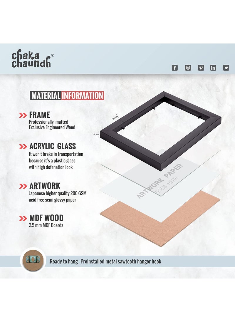 Chaka Chaundh Chaka Chaundh Office Quotes Frames Motivational Quotes Wall Frames for Office Excellence Work Business Quotes Wall Frame Office Quotes Poster 136 X 106 Inches  - Image 5