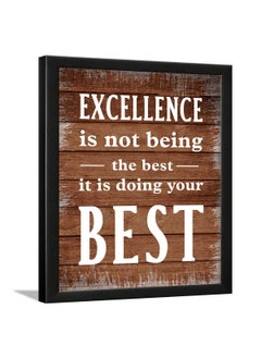 Chaka Chaundh Chaka Chaundh Office Quotes Frames Motivational Quotes Wall Frames for Office Excellence Work Business Quotes Wall Frame Office Quotes Poster 136 X 106 Inches  - Image 1