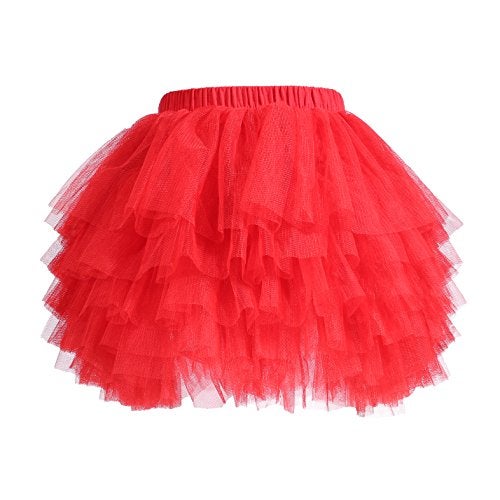 elamccor Baby Girls' Tutu Skirt Toddler 6 Layered Tulle Tutus 1-8T - Image 1