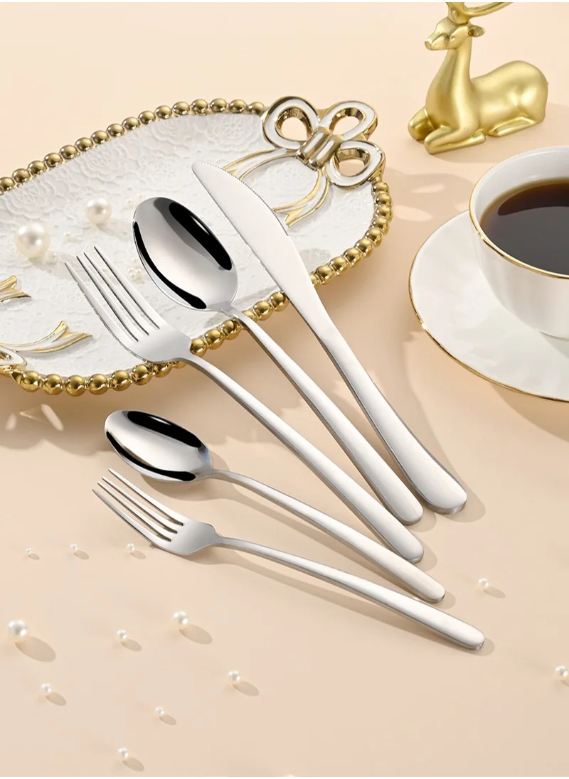 Sunhome SUNHOME 30-Piece Stainless Steel Cutlery Set Silver