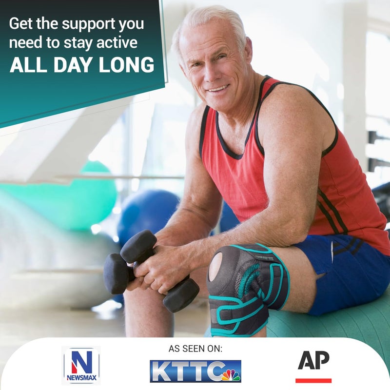 DR. BRACE ELITE Knee Brace with Side Stabilizers & Patella Gel Pads for Maximum Knee Pain Support and fast recovery for men and women-Please Check How To Size Video (Earth, XX-Large) - Image 4