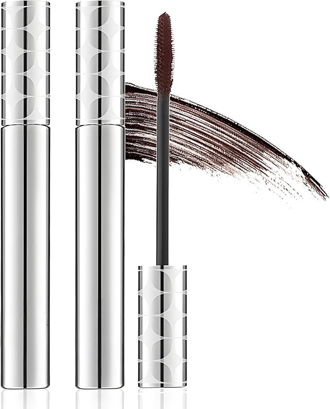 Telescopic Waterproof Mascara for Full Volume and Length LongLasting Formula SmudgeFree NonClumping Precision Wand for Sensitive EyesMocha Brown - Image 1