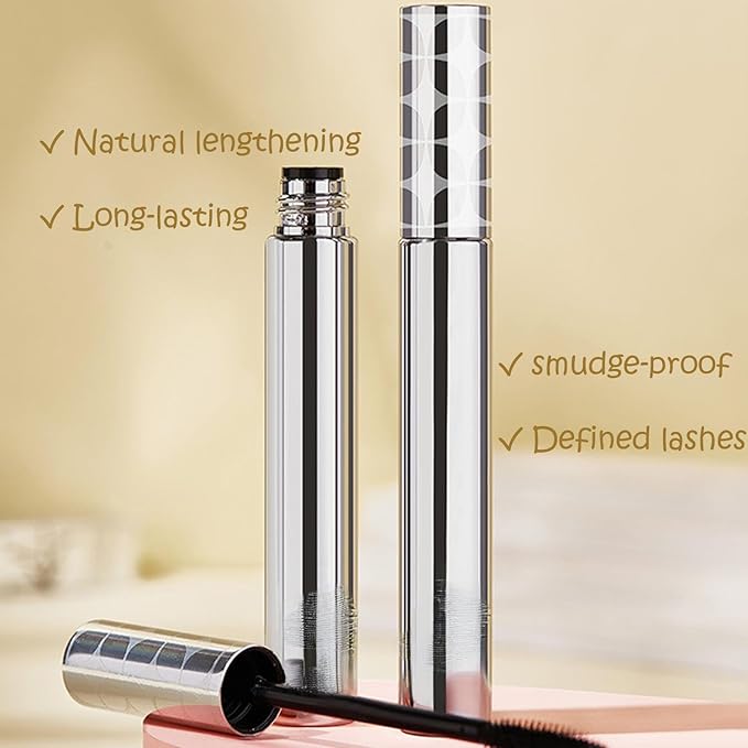 Telescopic Waterproof Mascara for Full Volume and Length LongLasting Formula SmudgeFree NonClumping Precision Wand for Sensitive EyesMocha Brown - Image 5