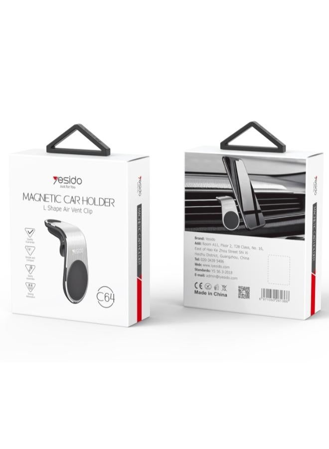 Yesido Yesido C64 Car Air Vent Strong Magnetic Phone Holder  - Image 4