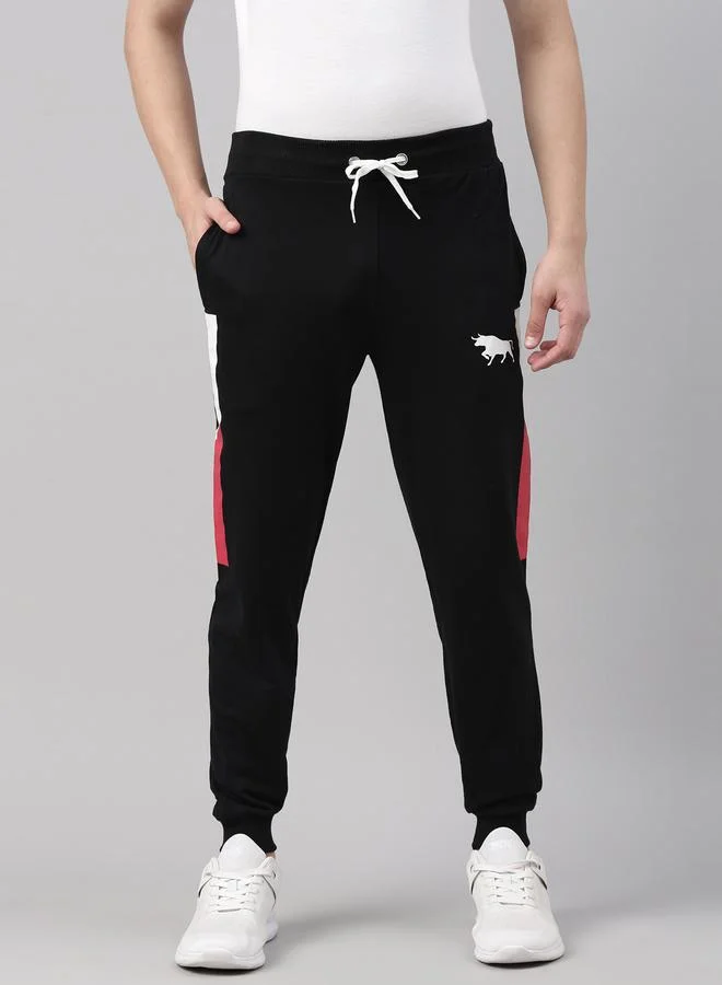 Bushirt Bushirt Mid Rise Regular Fit Joggers with Drawstring