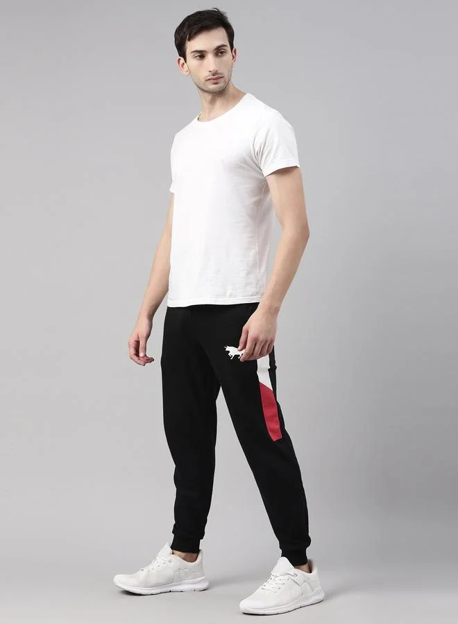 Bushirt Bushirt Mid Rise Regular Fit Joggers with Drawstring