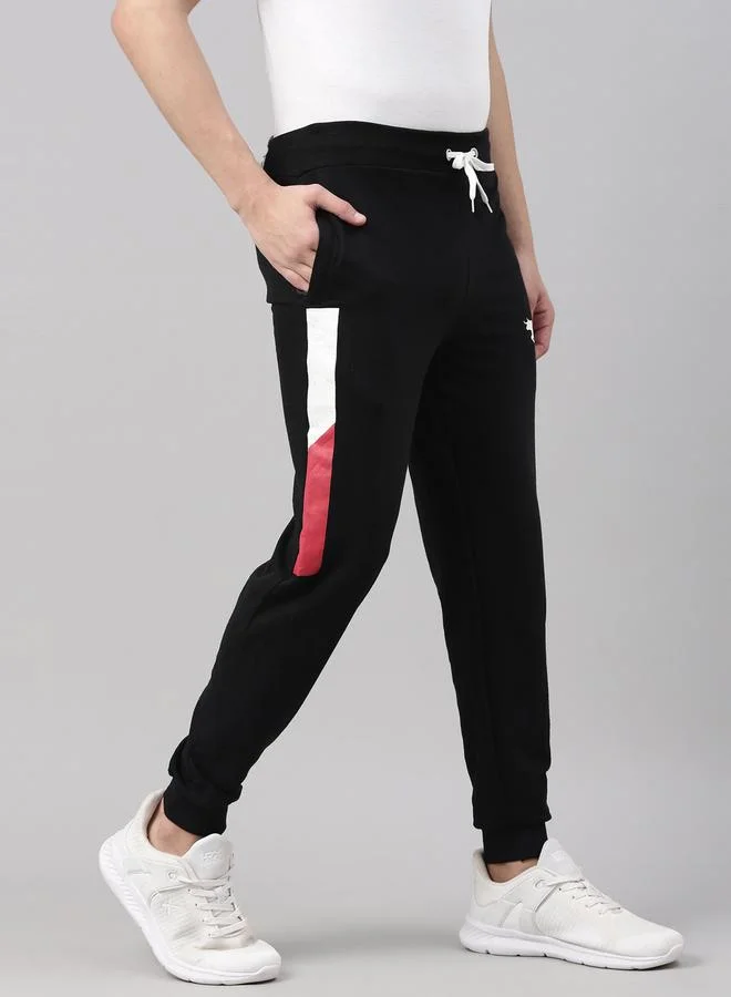 Bushirt Bushirt Mid Rise Regular Fit Joggers with Drawstring