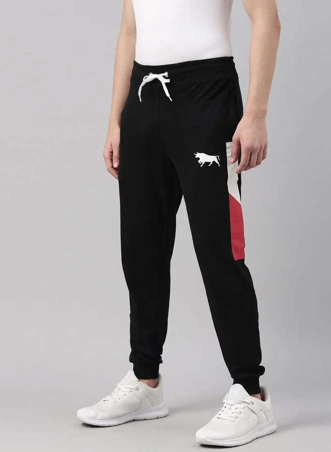 Bushirt Bushirt Mid Rise Regular Fit Joggers with Drawstring