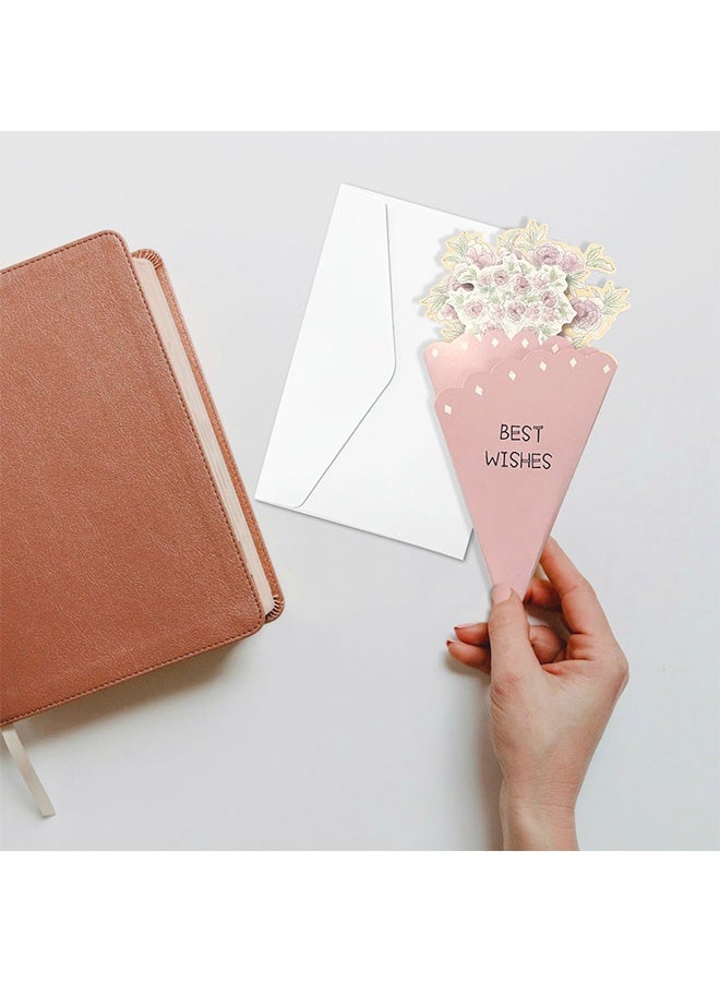 6 Pack Floral Ice Cream Greeting Cards with Envelopes, Blank Cards for Encouragement Birthday Thank You Wedding Condolence, Stationery Gift for All Occasions - Image 5