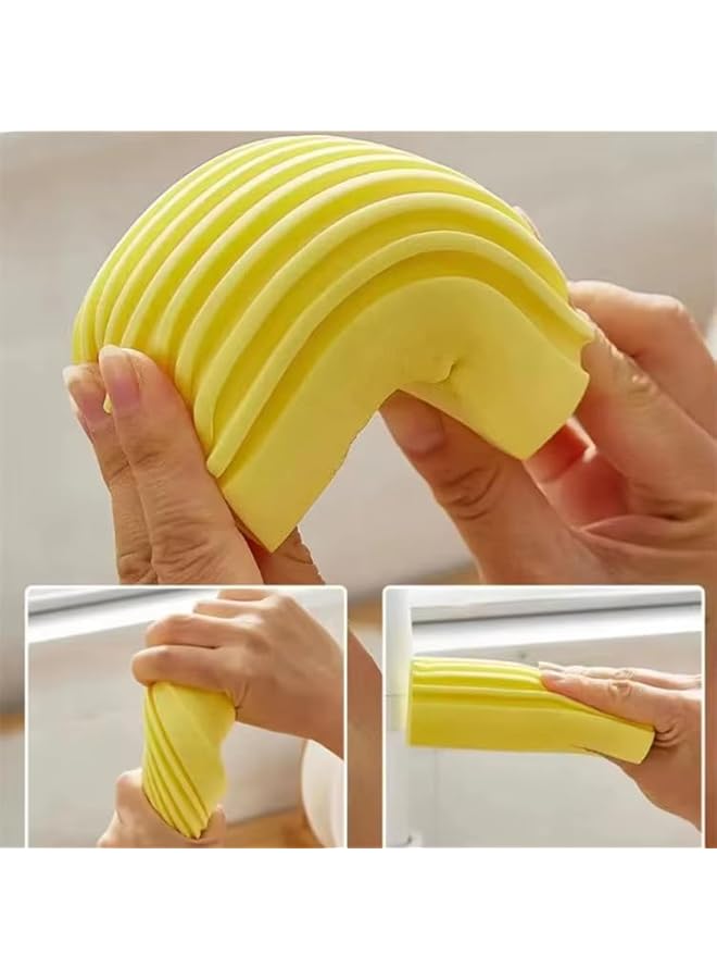 PROMASS 4-Pack Reusable Non-Scratch Damp Duster Sponges – Multi-Purpose Magic Erasers for Blinds, Glass, Mirrors, Baseboards, Vents, Railings, Faucets & More – Eco-Friendly, Streak-Free Cleaning Brushes for H - Image 2