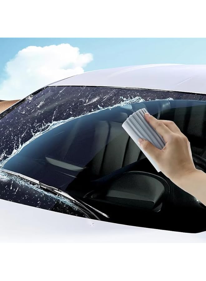 PROMASS 4-Pack Reusable Non-Scratch Damp Duster Sponges – Multi-Purpose Magic Erasers for Blinds, Glass, Mirrors, Baseboards, Vents, Railings, Faucets & More – Eco-Friendly, Streak-Free Cleaning Brushes for H - Image 5