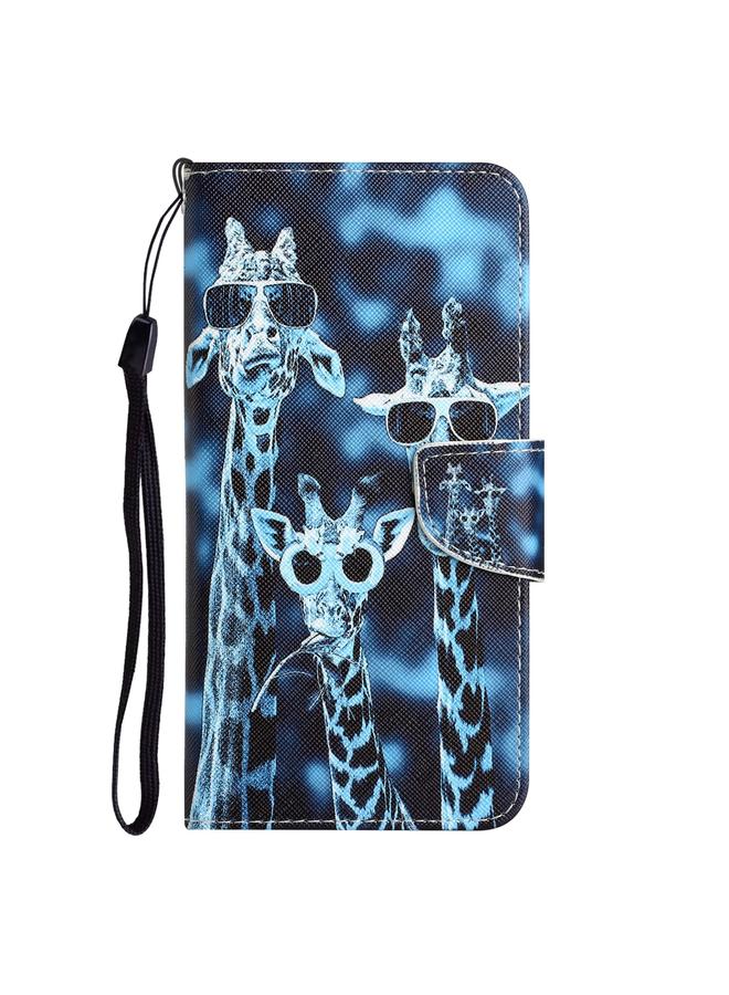 زبون جراب هاتف جلدي برسومات ملونة لهاتف iPhone 13 mini - Image 2