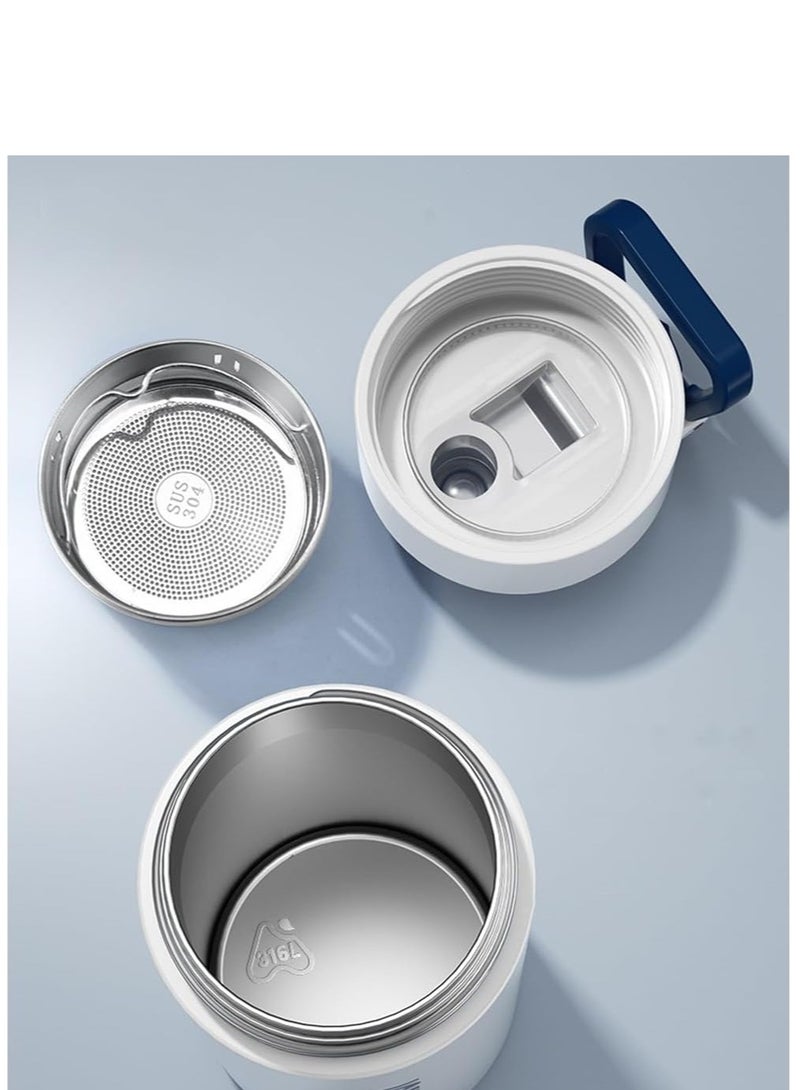 TYCOM Thermal isulated Water Bottle 1000 ML 316 Stainless Steel Double Wall Vacuum insulated Water Bottles for Hot Cold Water Gym Bottle Flask Bottle White. - Image 3