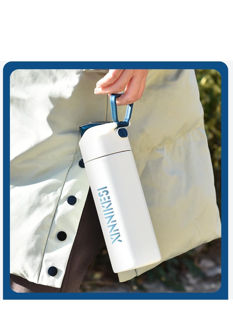 TYCOM Thermal isulated Water Bottle 1000 ML 316 Stainless Steel Double Wall Vacuum insulated Water Bottles for Hot Cold Water Gym Bottle Flask Bottle White. - Image 4