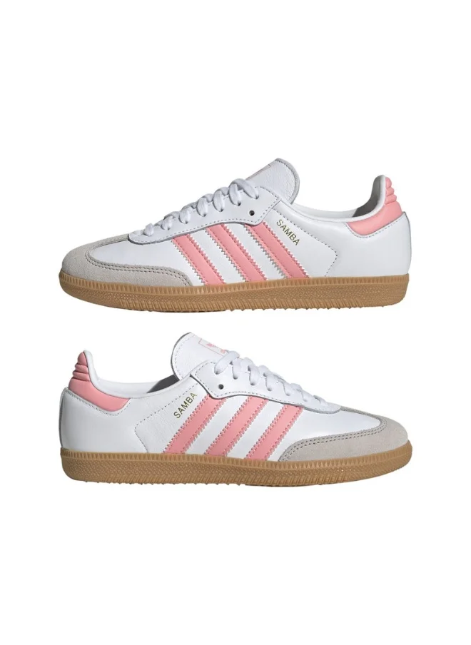 اديداس اوريجينالز adidas SAMBA OG J White Originals Women Shoes