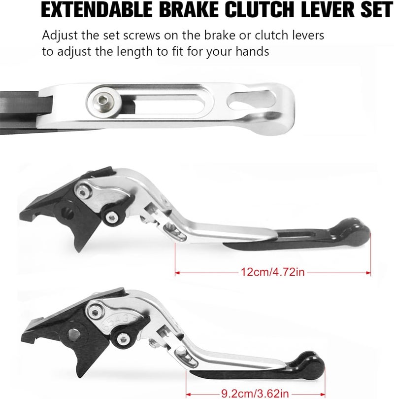 CHIFUN Adjustable Brake and Clutch Lever Set for Yamaha - Image 2