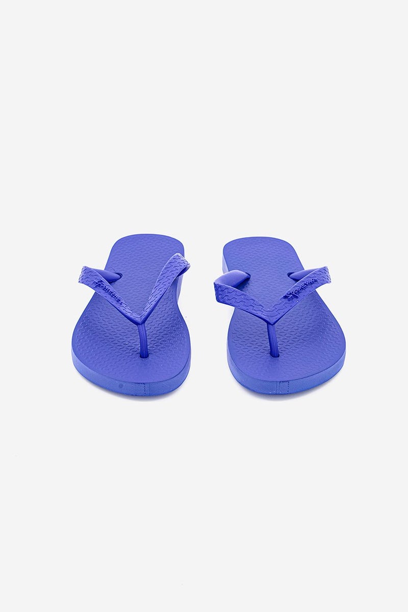 Ipanema Kids Boys Brand Logo Strap Textured Flip Flops, Blue  - Image 3