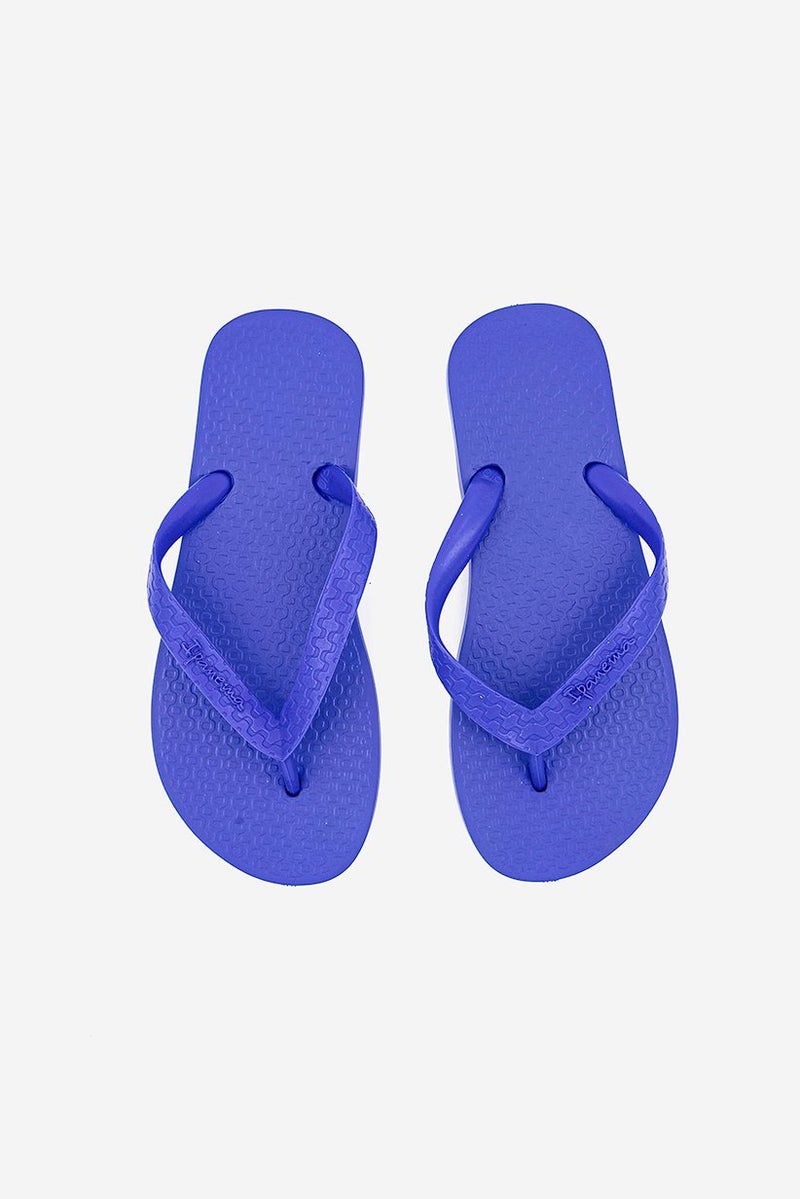 Ipanema Kids Boys Brand Logo Strap Textured Flip Flops, Blue  - Image 4