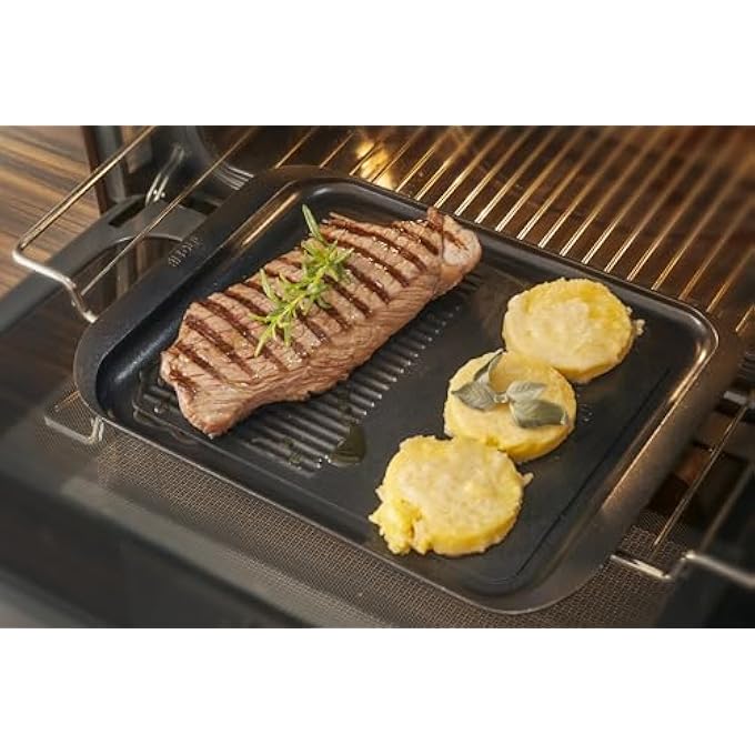 Risoli Explora 00114B26Tp0 Dual Grill 30 X 225 Cm For Multiple Cooking Cast Aluminium - Image 3