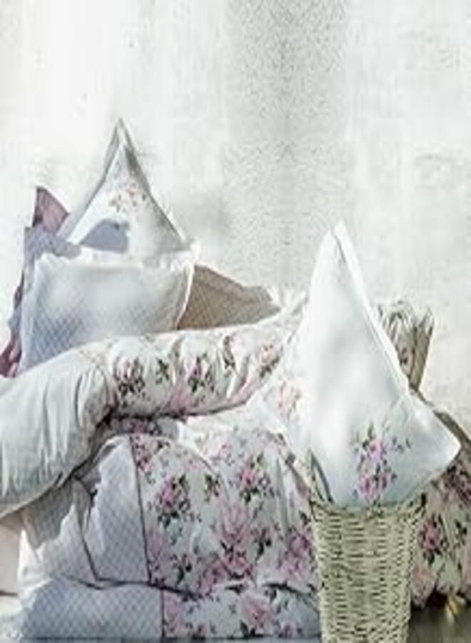 Family Bed Coverlet 2 Pieces 180x240cm 187 Floral Captonih