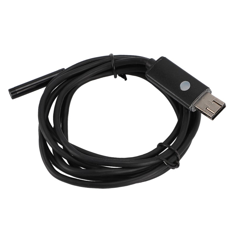 Endoscope Camera with 6 Adjustable LED Lights Semi Rigid Cable 360° Rotatable IP67 Water Resistant USB Inspection Camera for Phone Tablet Black 5m / 16.4ft Hardwire - Image 3