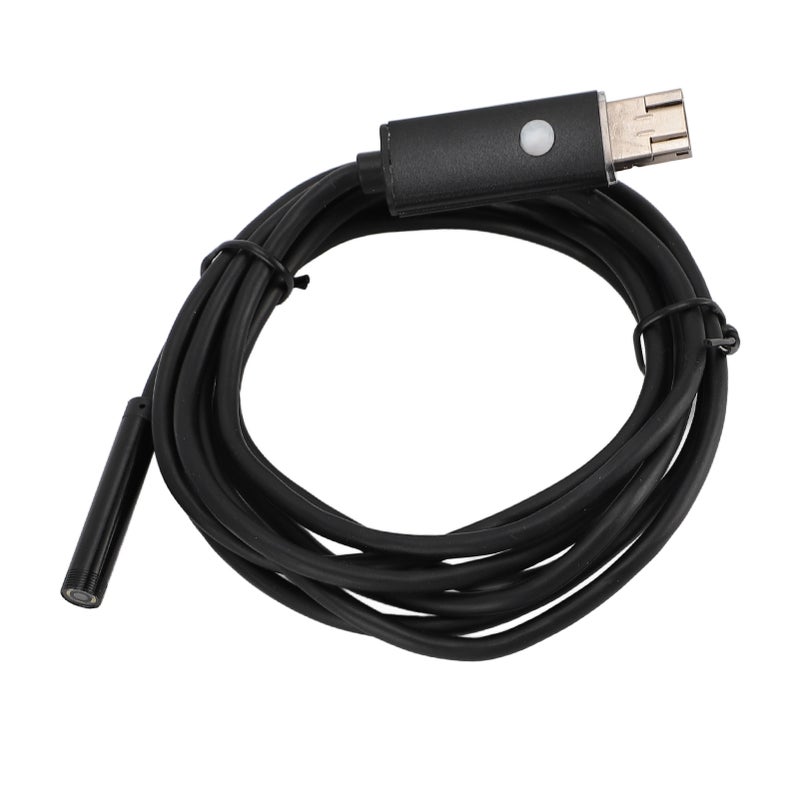 Endoscope Camera with 6 Adjustable LED Lights Semi Rigid Cable 360° Rotatable IP67 Water Resistant USB Inspection Camera for Phone Tablet Black 5m / 16.4ft Hardwire - Image 2