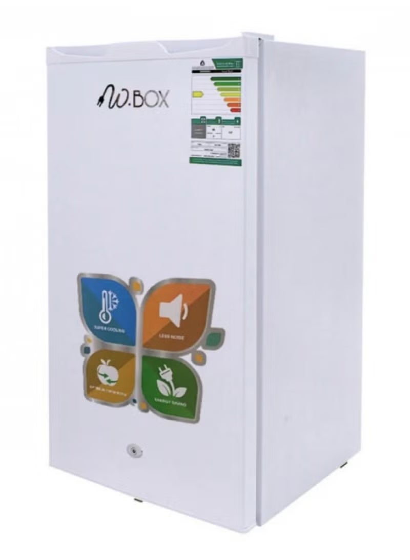 دبليو بوكس ثلاجة باب واحد - 2.9 قدم - 83 لتر - أبيض - Image 1