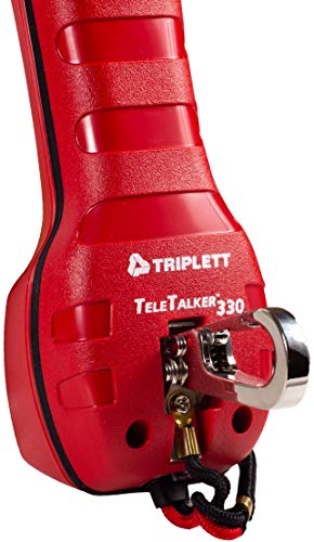 Triplett 3330 TeleTalker 330 Lineman's Test Set / Butt Set with ABN Test Clips - Image 3