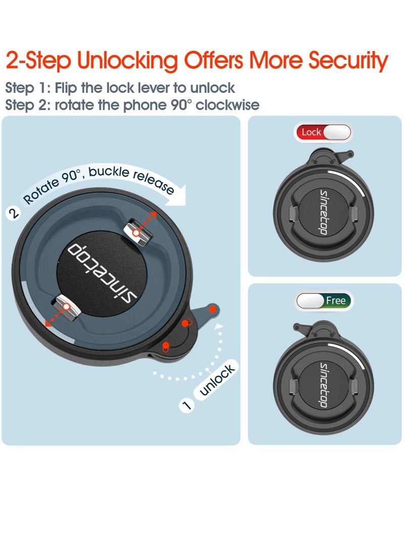 Bike Phone Mount, Motorcycle Phone Holder with Universal Adapter, Out Front Bicycle Handlebar Mount for Mountain Bike, Scooter, Electric, MTB and Road Bike, for Apple and More Smartphones - Image 4