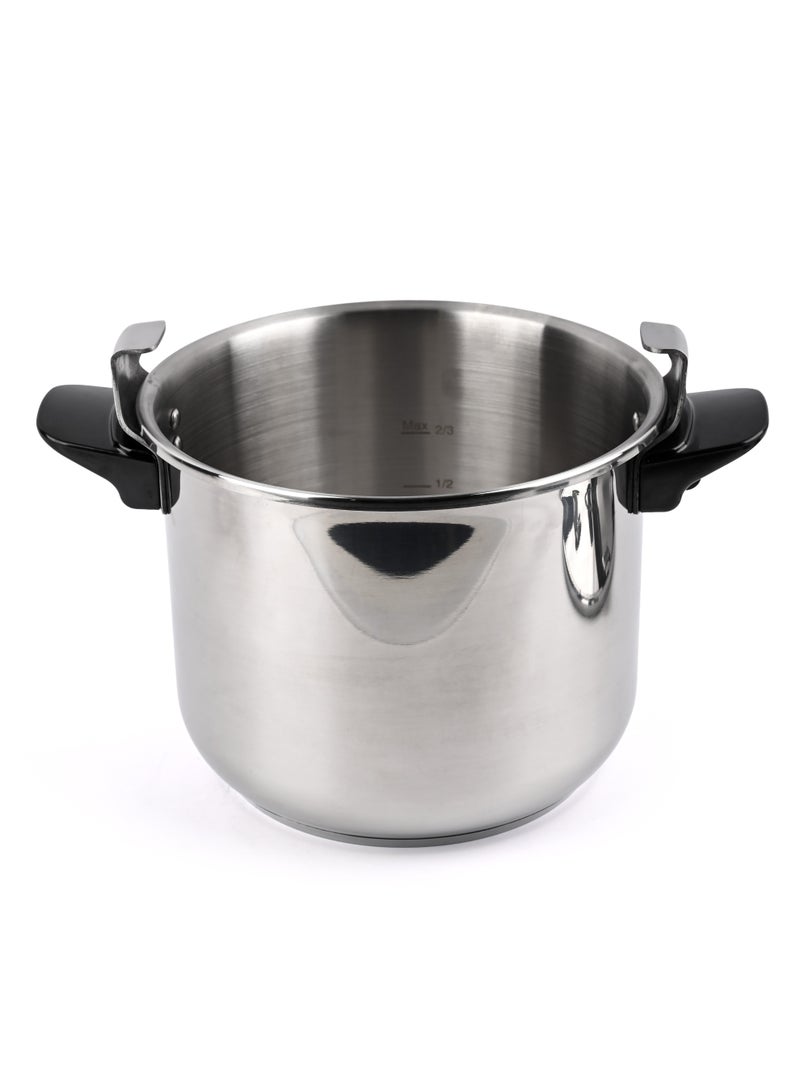 أولييرو قدر ضغط من الستانلس ستيل المقاوم للصدأ عالي الجودة للطهي الآمن والفعال سعة 9 لترات - Image 3