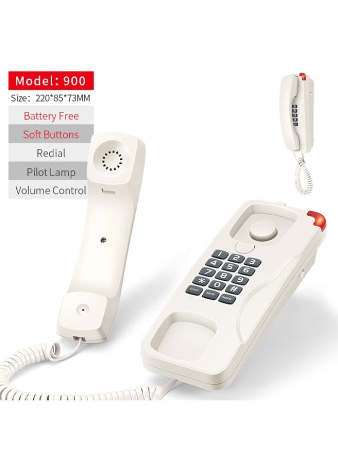 A fixed wall-mounted home landline telephone, a fixed wired office telephone, manufactured by a specialized factory, suitable for homes and hotels. - Image 2