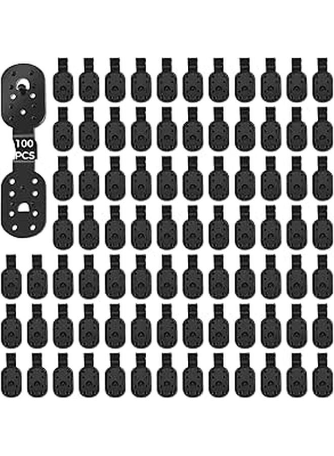 Heavy Duty Plastic Clips 100 Pcs Multi Hole Design for Shade Cloth Windproof Reusable - Image 1