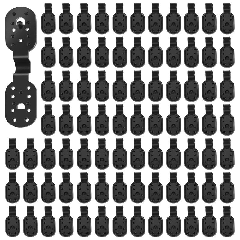 Heavy Duty Plastic Clips 100 Pcs Multi Hole Design for Shade Cloth Windproof Reusable - Image 5
