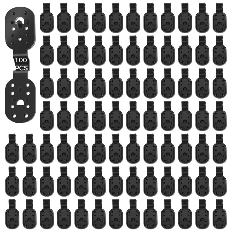 Heavy Duty Plastic Clips 100 Pcs Multi Hole Design for Shade Cloth Windproof Reusable - Image 2