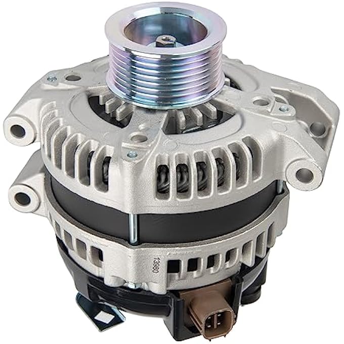 AUTOSITY Alternator Replacement 13980N New for Accord 2003-2007 2.4L CR-V 2007-2009 Element 2003-2009 TSX 2006-2008 Civic 2006-2010 2.0L TSX 2004-2005, 105Amp 12V CW 7-Pulley Groove - Image 1