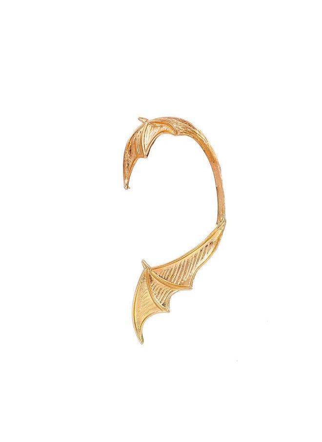 Generic Europe And The United States Hot- Retro Punk Elf Dragon Ear Hanging Single Creative Metal Cat Bat Holeless Ear Bone Clip 