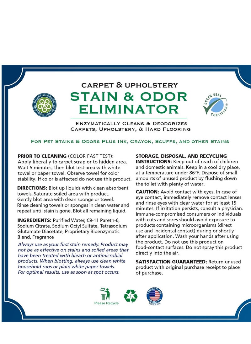 SynergyLabs Richard Organic'S Carpet & Upholstery Stain Remover & Deodorizer 946Ml  - Image 3
