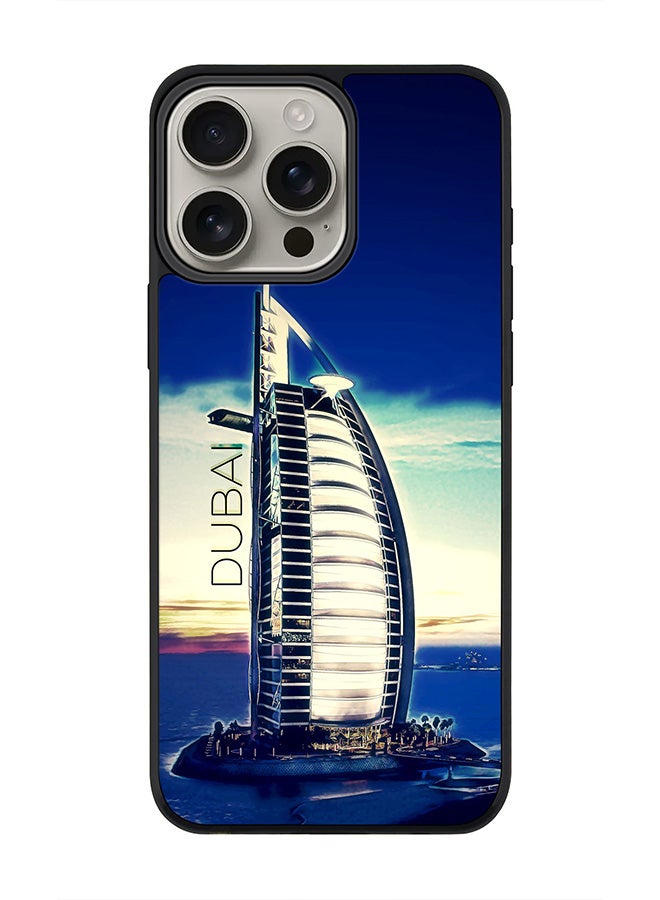 Stylizedd For iPhone 16 Pro Max Case [Compatible with MagSafe] Slim Magnetic cover Phone Case iPhone 16 Pro Max -Burj Al Arab - Dubai - Image 1
