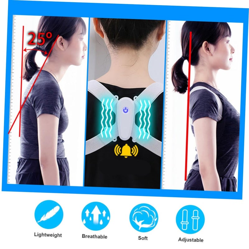 Smart Adjustable Posture Corrector Belt for Hunchback Back Brace with Reminder Lightweight Support for Adults - Image 4