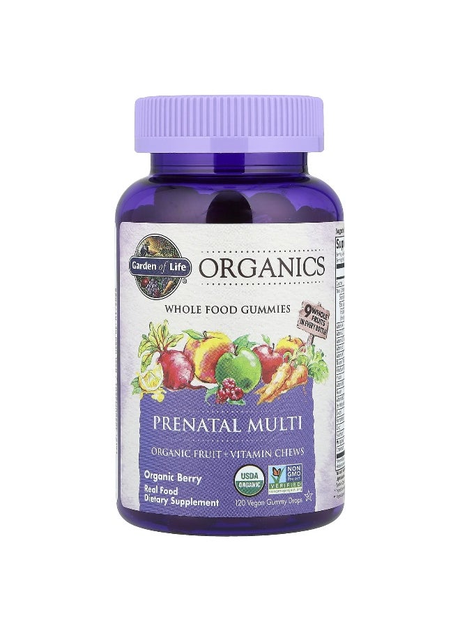 Garden of Life Garden of Life, MyKind Organics, Prenatal Multi, Organic Berry, 120 Vegan Gummy Drops  - Image 1