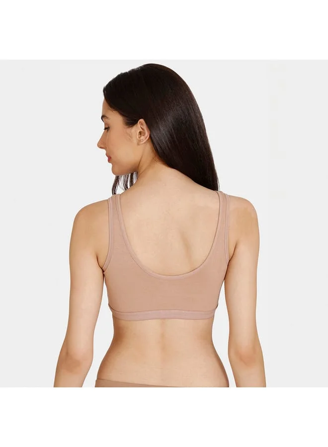 zivame Set of 2 - Zivame Solid Round Neck Sports Bra