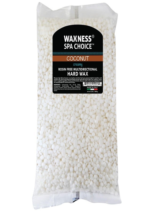 Waxness Spa Choice Assorted Hard Wax Beads 2.2 lb 1 kg Pack of 3 - Mango, Coconut, Baby Blue - Image 2