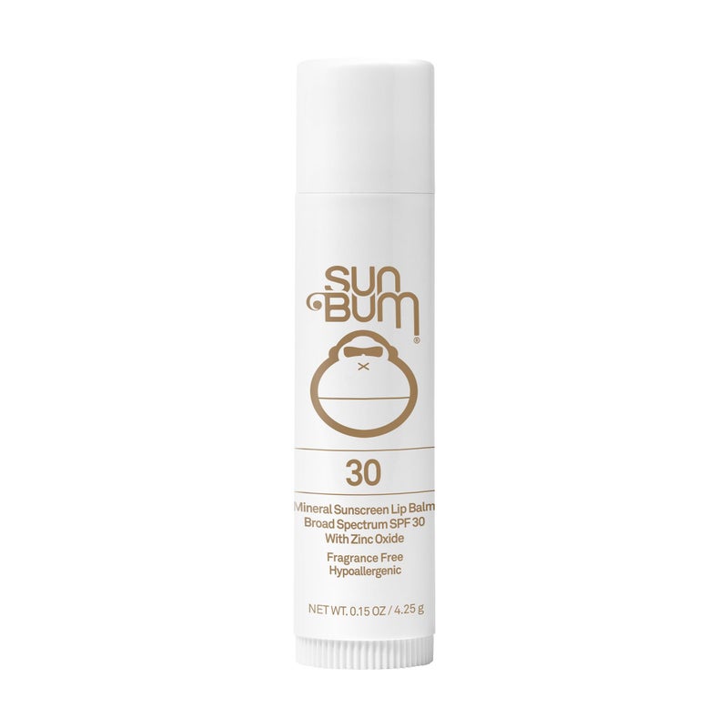 Sun Bum SPF 30 Mineral Sunscreen Lip Balm - Hawaii Act 104 Compliant (Octinoxate & Oxybenzone Free) - Zinc-Based Broad Spectrum UVA/UVB Lip Protection - 0.15 oz Stick - Image 1