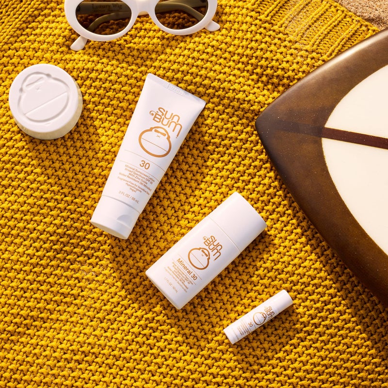Sun Bum SPF 30 Mineral Sunscreen Lip Balm - Hawaii Act 104 Compliant (Octinoxate & Oxybenzone Free) - Zinc-Based Broad Spectrum UVA/UVB Lip Protection - 0.15 oz Stick - Image 3